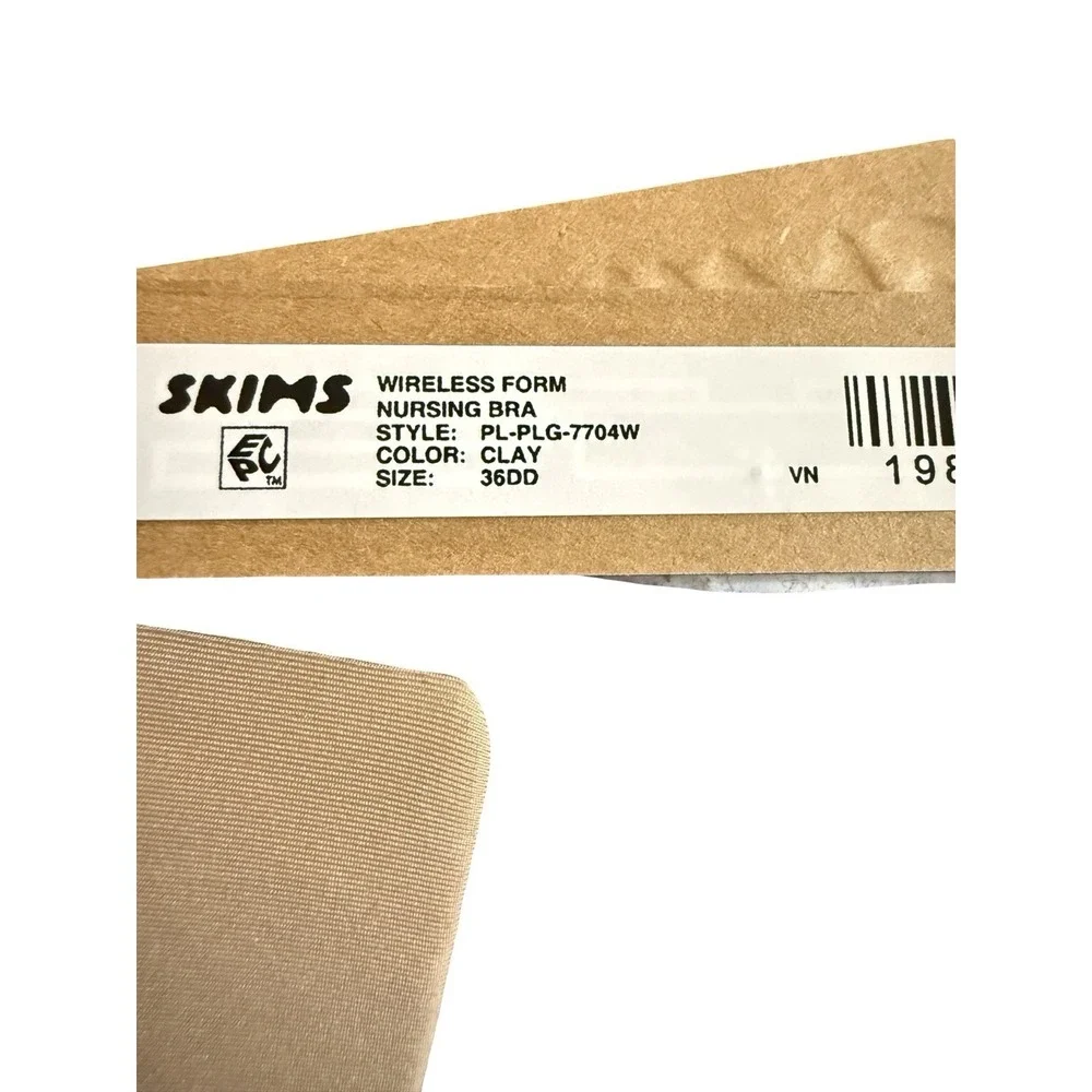Skims Wireless Form Nursing Bra - Clay - NWT - 36DD